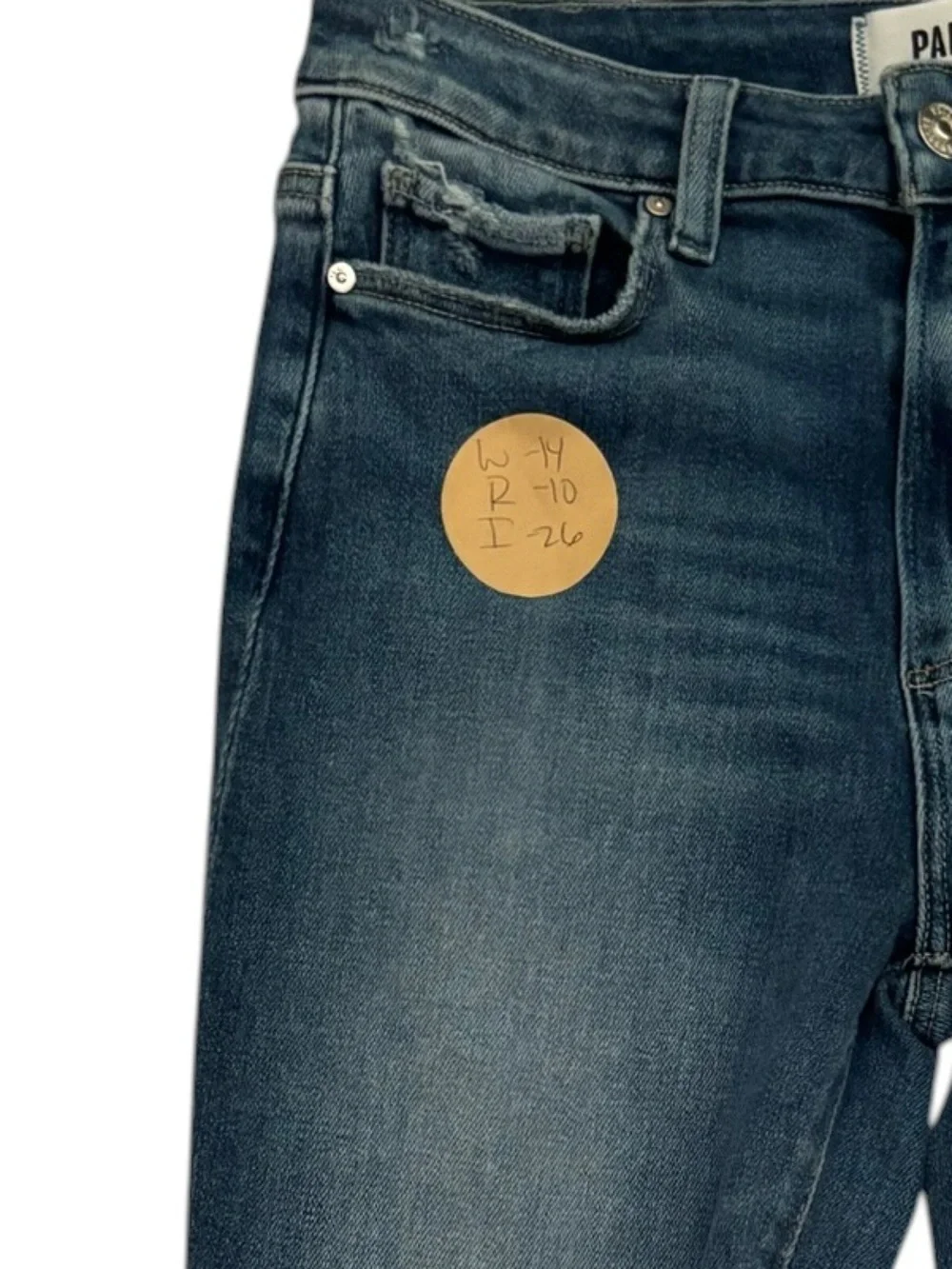PAIGE Size 27 Blue Bootcut Flare Jeans